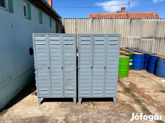 Fém öltözőszekrény