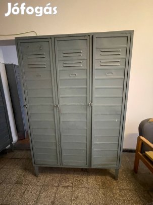 Fém öltözőszekrény