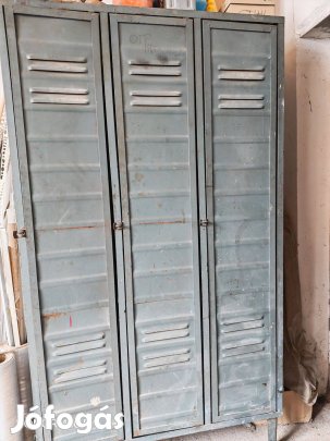 Fém öltözőszekrény eladó