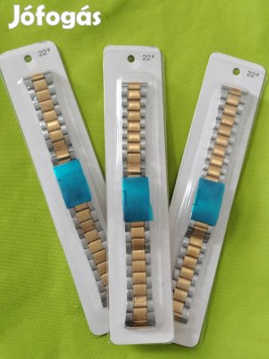 Fém óraszíj (22 mm-es) eladó