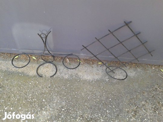 Fém retro fali virágtartók