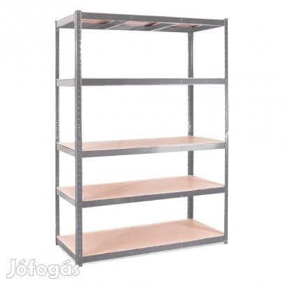 Fém salgó polc 1800x1200x600mm | 5 polcos horganyzott | Intenso Desig