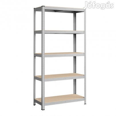 Fém salgó polc 1800x900x400mm | 5 polcos horganyzott | Intenso Design