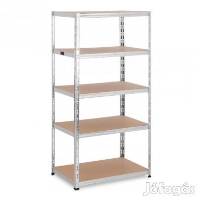 Fém salgó polc 1800x900x600mm | 5 polcos horganyzott | Intenso Design