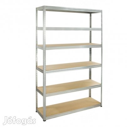 Fém salgó polc 2200x1200x450mm | 6 polcos horganyzott | Intenso Desig