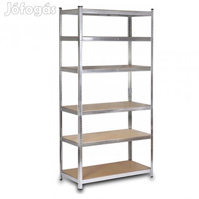 Fém salgó polc 2200x900x450mm | 6 polcos horganyzott | Intenso Design