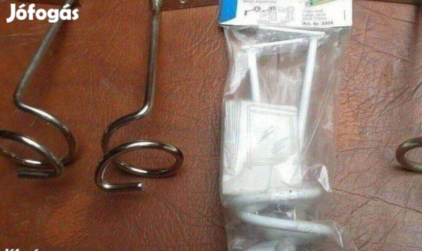 Fém spirál drapéria függöny tartó Új