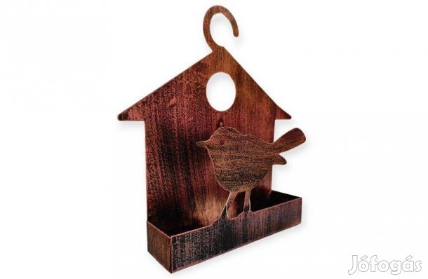 Fém spirál szúnyogriasztó tartó Bronz madaras kivitel, 18x4x19 cm