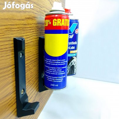 Fém spray-s palackokhoz mágneses fali tartó konzol