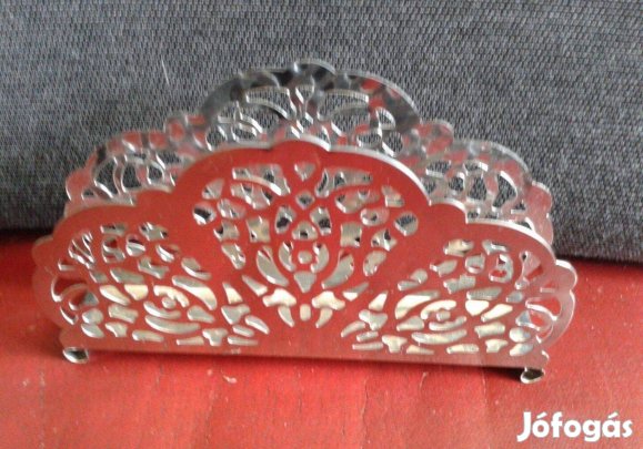 Fém szalvétatartó konyhai kellék