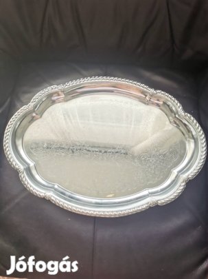 Fém tálca magas fényű 