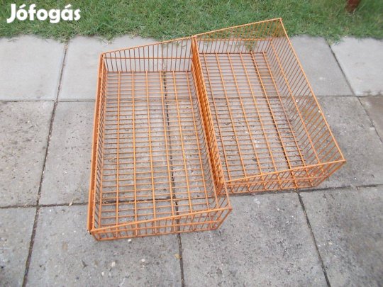 Fém tároló kosár rekesz