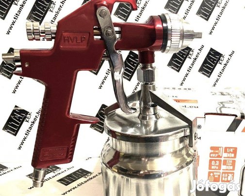 Fém tartályos festék szóró pisztoly 1000ml 1,4mm festékszóró levegős