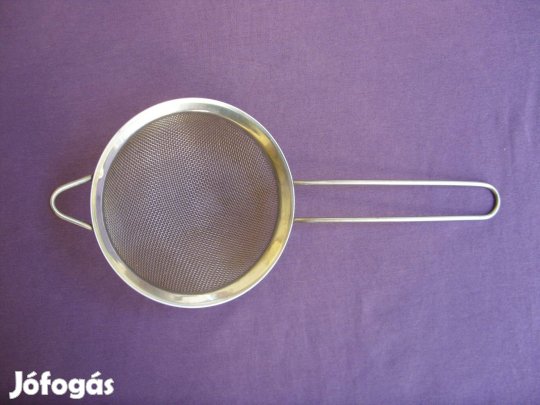 Fém tésztaszűrő, szűrőkanál