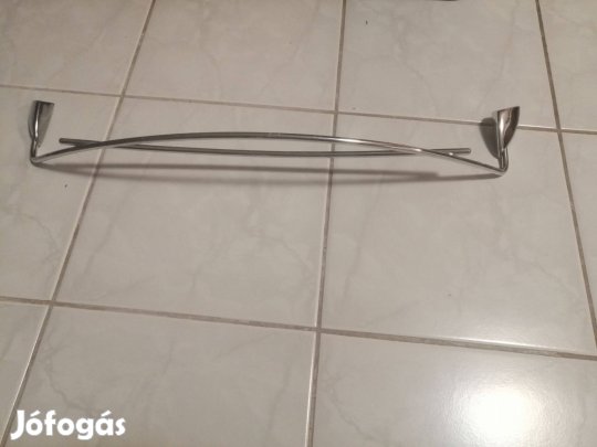 Fém törülköző tartó króm 2 szett új harmadár, db ár