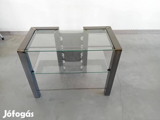 Fém-üveg TV állvány