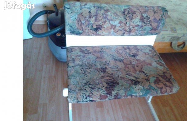 Fém vázas kárpitozott ülőke pad sarokülő