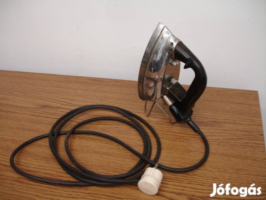 Fémfeldolgozo KTSZ Typ 101 retro elektromos vasalo 220V 450W ontottvas