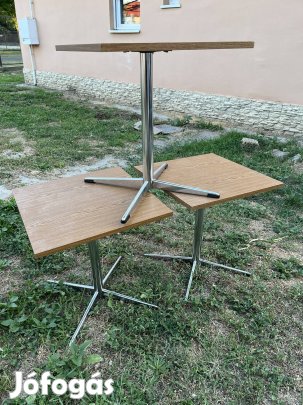 Fémlábú stabil 3 db asztalka  10000/ db 