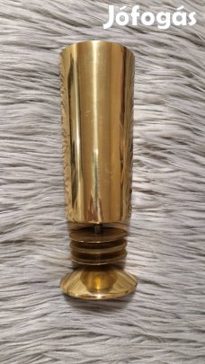 Fémműves iparművész réz váza Akció!