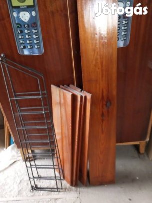 Fémrácsos falipolc eladó!