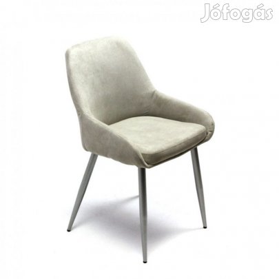 Fémvázas étkezőszék Világosszürke T28878-2-7212