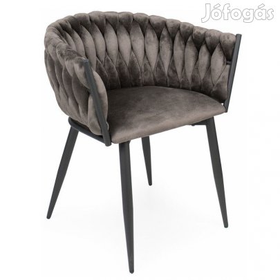 Fémvázas étkezőszék barna T28698