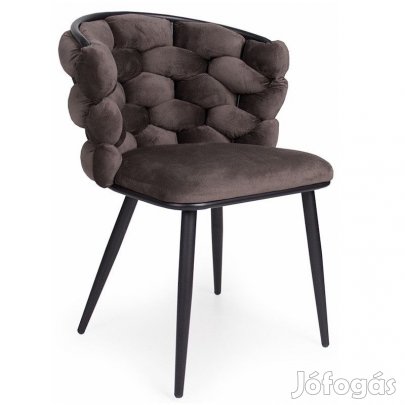 Fémvázas étkezőszék barna T28784