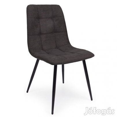 Fémvázas étkezőszék fekete T28721