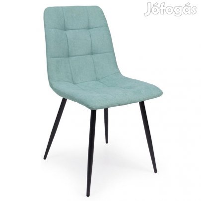 Fémvázas étkezőszék pasztellkék T28713