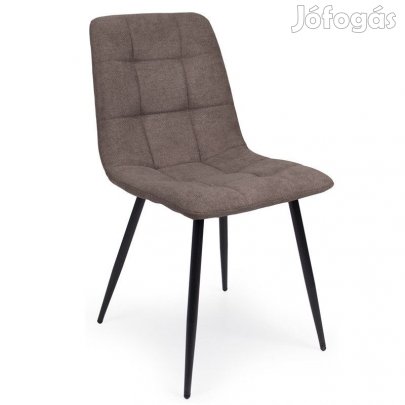 Fémvázas étkezőszék sötétbarna T28720