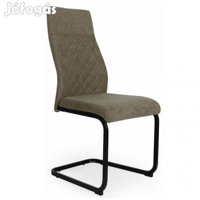 Fémvázas étkezőszék sötétbarna T28786