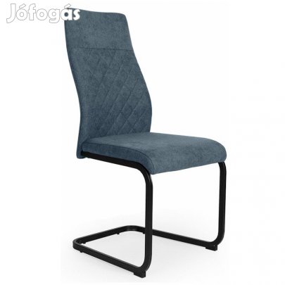 Fémvázas étkezőszék sötétkék T28787