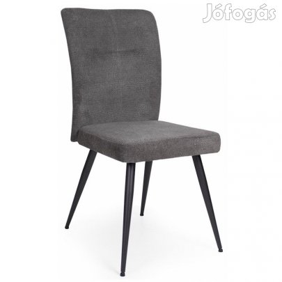 Fémvázas étkezőszék sötétszürke T28706