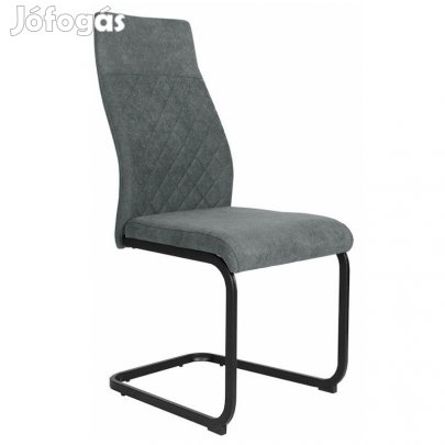 Fémvázas étkezőszék sötétszürke T28788