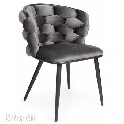 Fémvázas étkezőszék szürke T28782