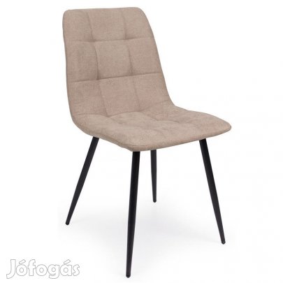 Fémvázas étkezőszék világosbarna T28718