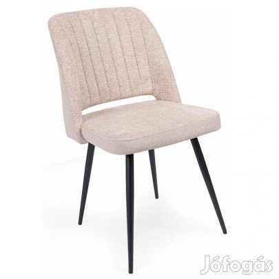 Fémvázas étkezőszék világosbarna T28772