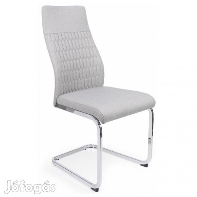 Fémvázas étkezőszék világosszürke T28725