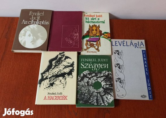 Fenákel Judit könyvcsomag / 6 db könyv