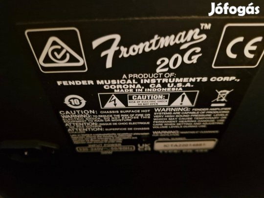 Fender Frontman 20G gitárkombó