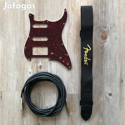 Fender gitár kiegészítők stratocaster koptató heveder hangszerkábel