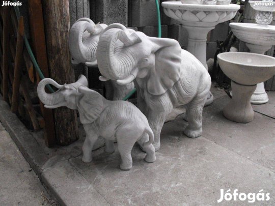 Feng shui Szép Nagy Elefánt Japán Kerti kő szobor Fagyálló műkő