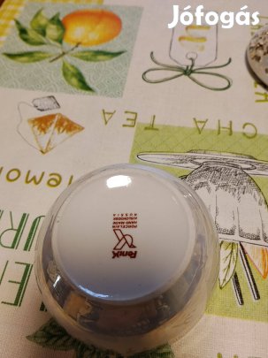 Fenix kézel festett porcelán