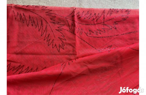 Fényáteresztő, csillámló, tüll függöny