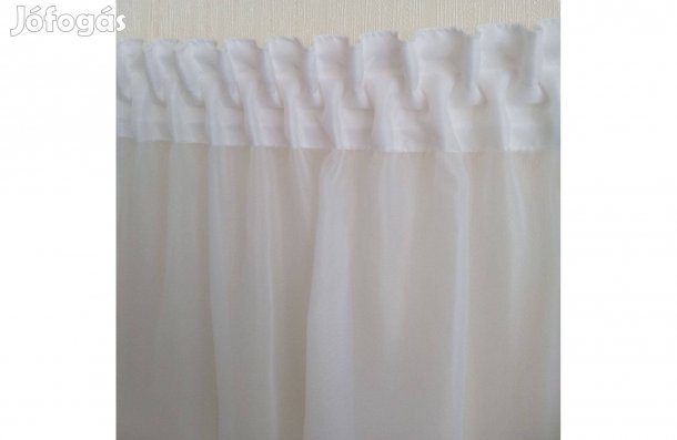 Fényáteresztő függöny M180x170 cm, sima, új, darázsfészkes összehúzó