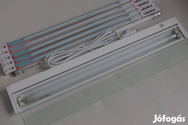 Fénycsöves armatúra, tartalék csövekkel eladó