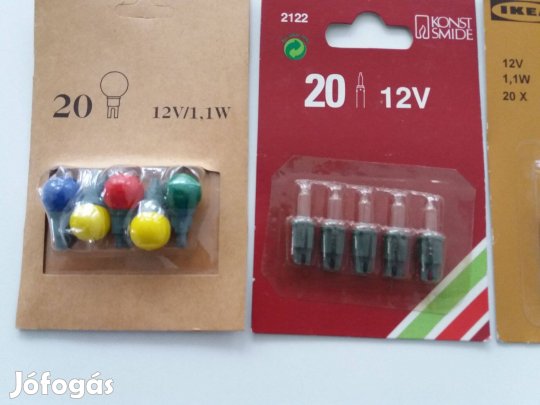 Fényfüzér pót izzók Retro Új!