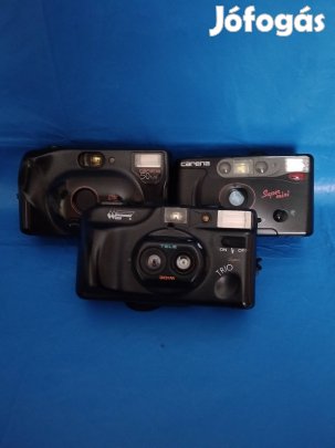 Fényképezőgép  Wizen Trió, Carena 50MF, Carena Szuper mini. 