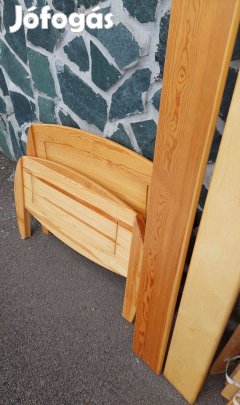 Fenyő 90x200-as ágykeret,ráccsal 26